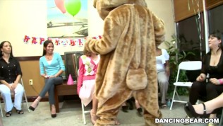 Alaina s Dancing Bear Birthday Fiesta with Big Dick Male Strippers