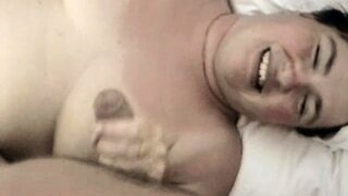 BBWife Verena – Handjob and Cum on her Titts