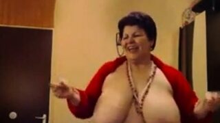 bbw granny dance