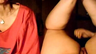 BBW girl and her granny on webcam
