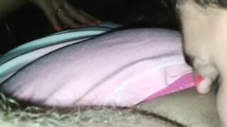 Chubby guy eats her fat vagina to orgasm