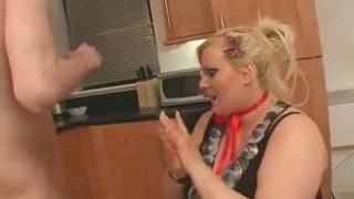 BBW MILF Kirsten Halborg Shags and Fucks British College Stu