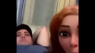 Mi hermana me da unas buenas mamadas con filtro de caricatura