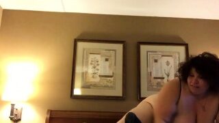 Interracial homemade sex of amateur bbw wife