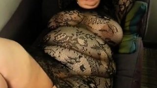 Thick Amateur BBW with Hairy Bush and Big Tits