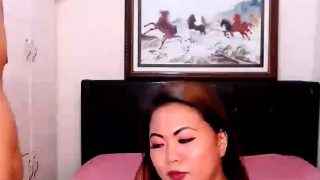 Asian bbw amateur fucking on cam