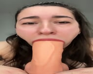 Spanish Slut Dildo Suck, Fuck, Fistting